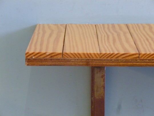 「プロDIY」探訪⑬羽目板天板のテーブル